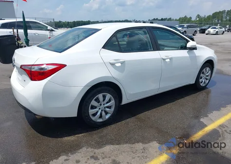 2016 Toyota Corolla Le from USA, damaged, VIN 5YFBURHE9GP521784